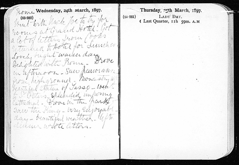 Kathleen O'Reilly Diary